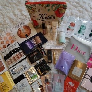 SOLD - Kiehls Makeup Bag + Beauty Bundle